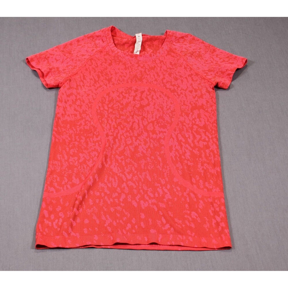 Lululemon Swiftly Tech Short Sleeve 2.0 Red Rock Camo Shirt Women’s Gym Yoga 6